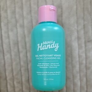 Merci Handy Facial Cleansing Gel - Teal & Pink Bottle